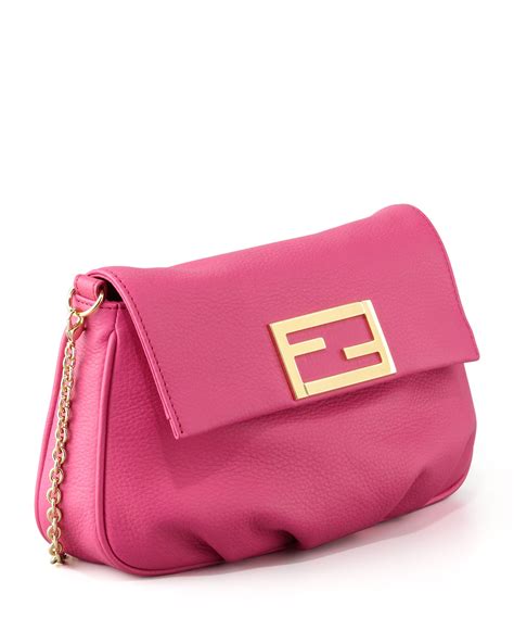 pochette fendi zucca fucsia|Fendi Fendista Pochette Crossbody Bag, Fuchsia .